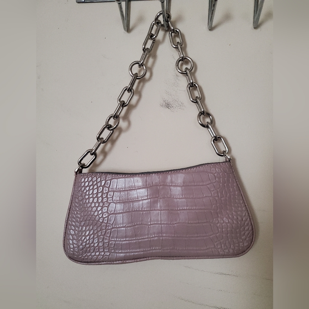Crocodile purple bag